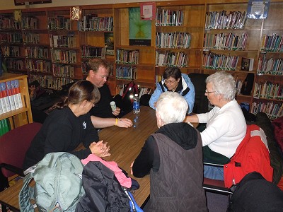 relax and socialize a little before turning in for the night